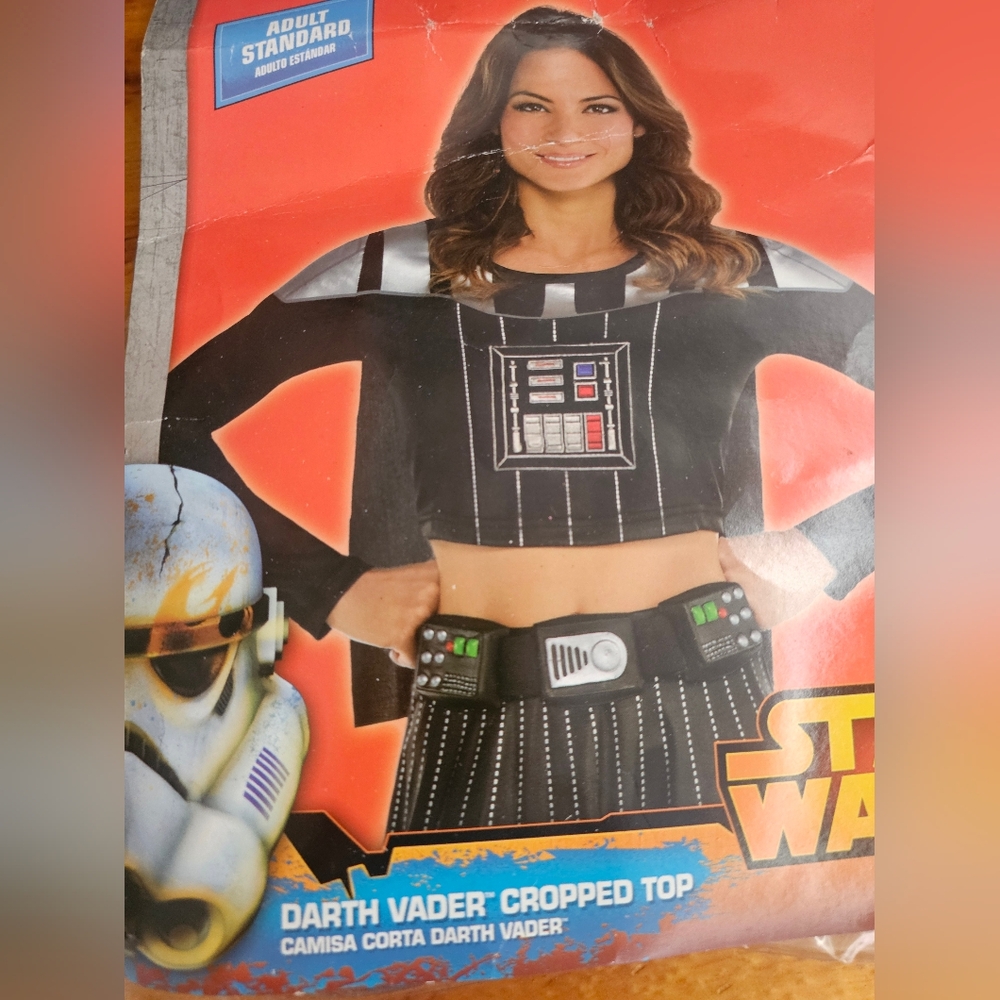 Star Wars Darth Vader long sleeved crop top